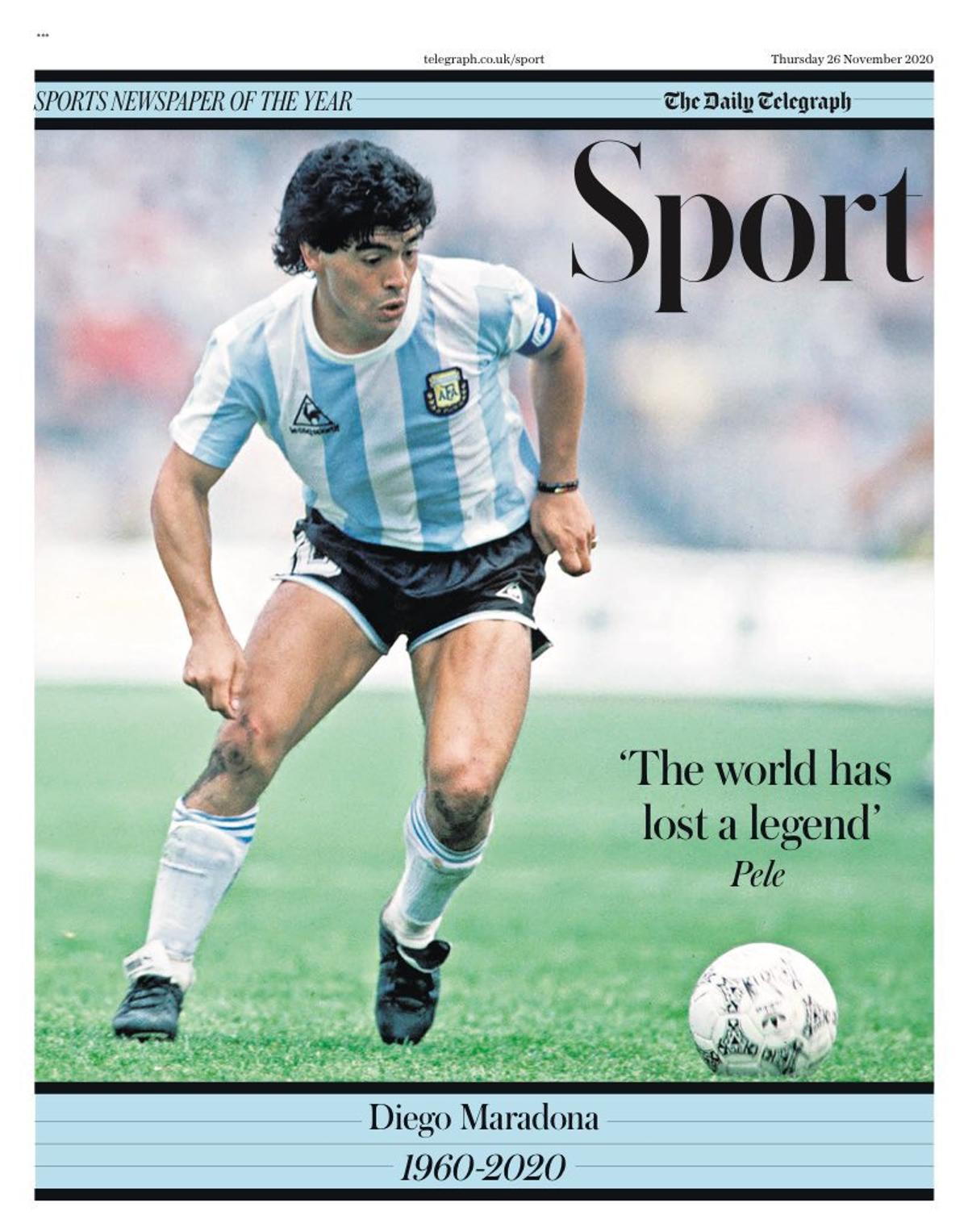 „Dumnezeu a murit” » Cum arată primele pagini ale marilor ziare din lume după decesul lui Diego Maradona