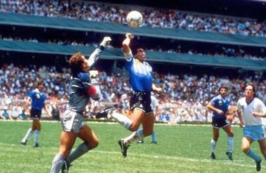 „Mâna lui Dumnezeu”, din Argentina - Anglia 2-1