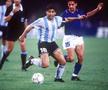 Diego Maradona și Roberto Baggio, în 1990 // foto: Imago