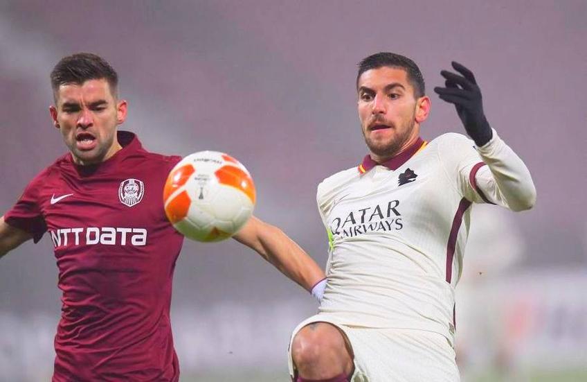 AS Roma a învins-o pe CFR Cluj în Gruia, scor 2-0, în etapa #4 a grupei A Europa League.