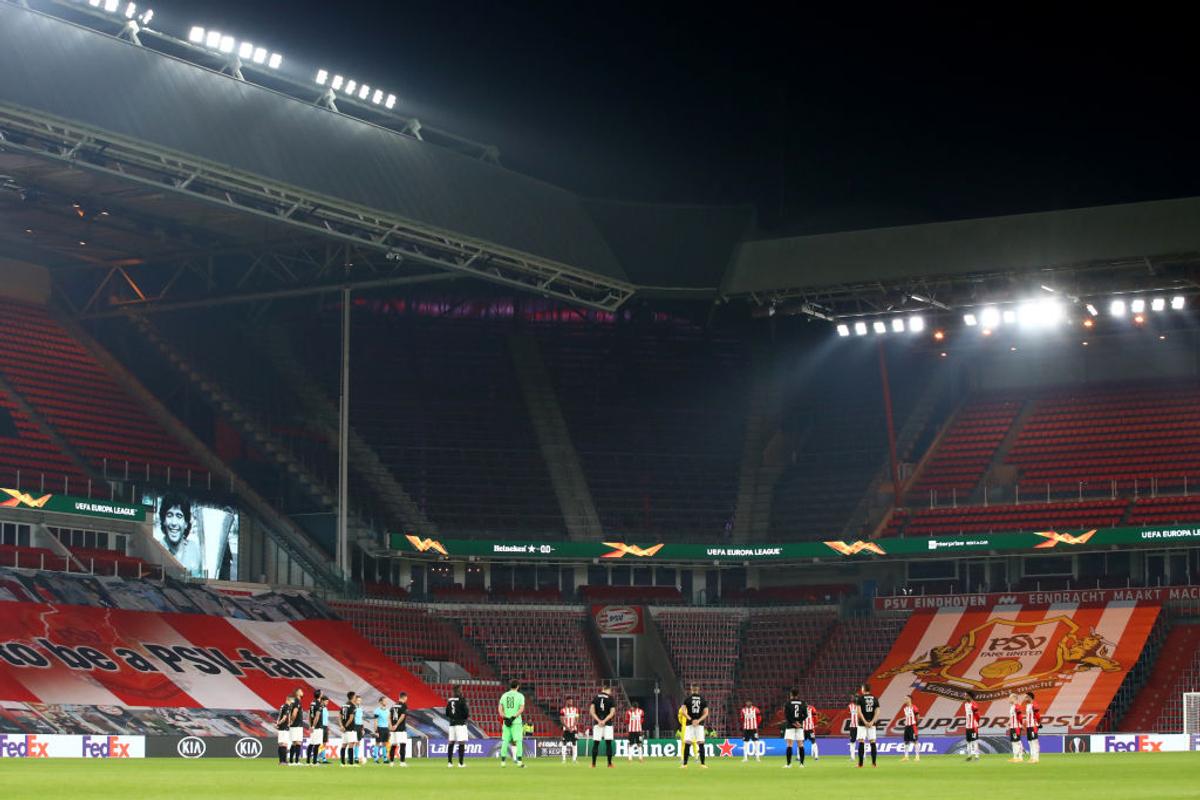 Europa League, moment de reculegere în memoria lui Maradona