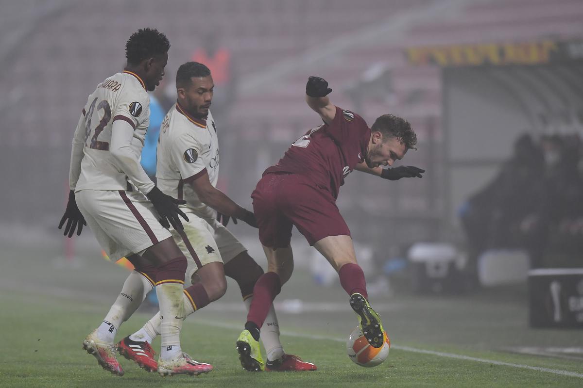 FOTO+VIDEO. CFR Cluj - AS Roma 0-2 » Campioana, umilită de italieni în dublă manșă! Clasamentul grupei