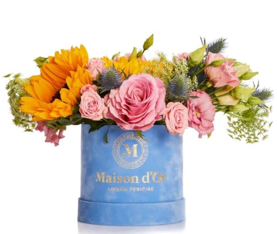 Nu mai căuta cadoul perfect pentru Sfântul Andrei: alege o cutie cu flori de la Maison d’Or!