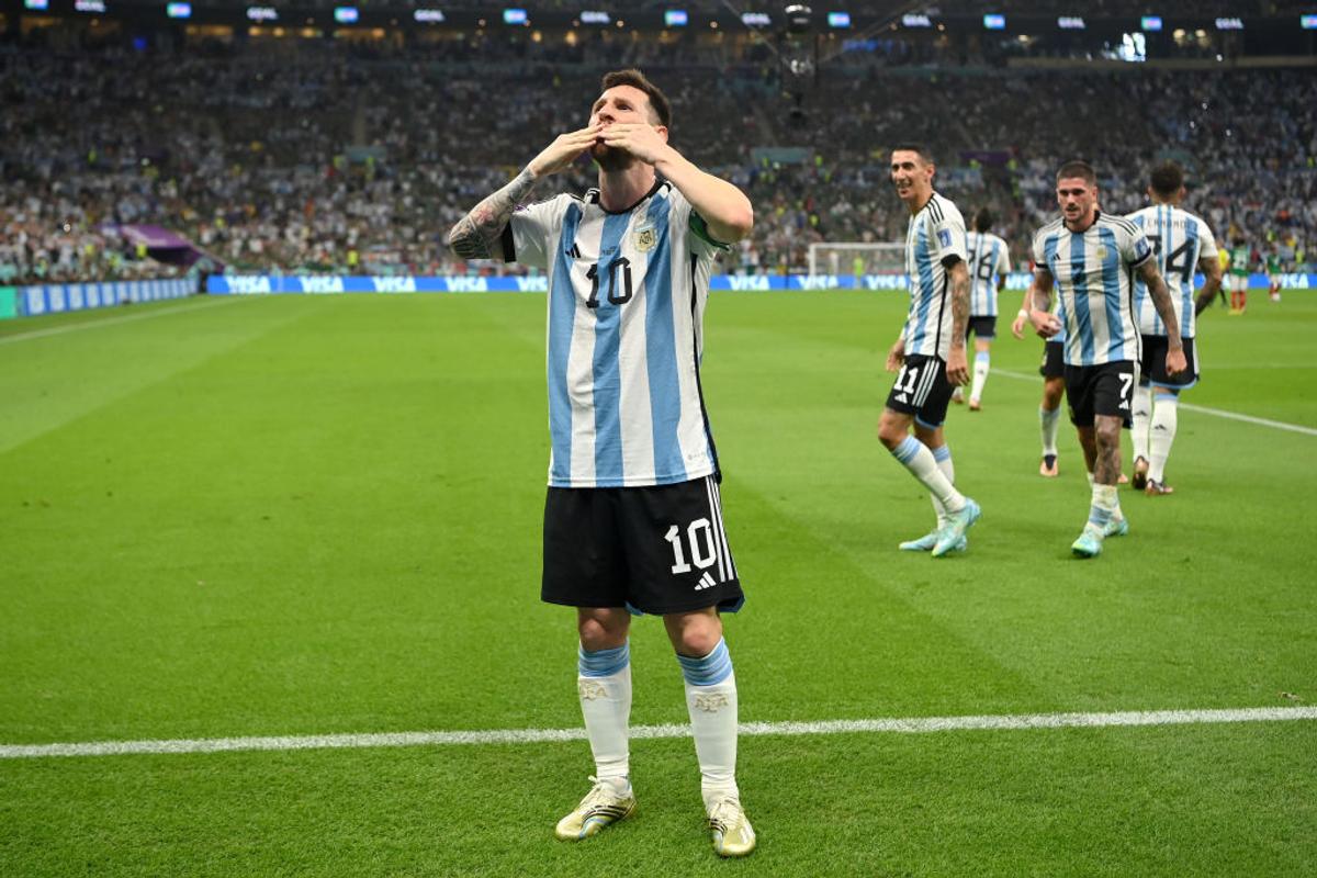 Descătușare! Messi, copleșit de emoții după golul cu care l-a egalat pe Maradona » Ce a strigat în fața galeriei