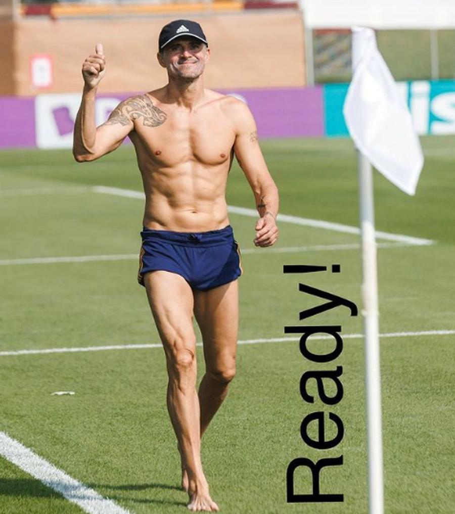 Luis Enrique / Sursă foto: Instagram Cine e cel mai arătos selecționer de la Mondial? De la pachetul de mușchi al lui Luis Enrique până la masculinitatea lui Herve Renard » Votează și tu