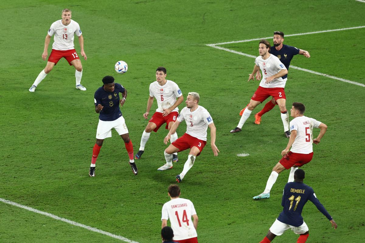Franța, prima echipă calificată în optimile Campionatului Mondial! Mbappe a strălucit cu Danemarca