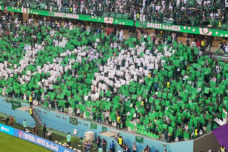 Atmosfera de la Polonia - Arabia Saudită / Sursă foto: Andrei Crăițoiu (Gazeta Sporturilor)