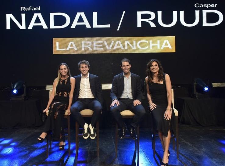 Gabriela Sabatini și Rafael Nadal / Sursă foto: Twitter