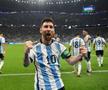 Argentina - Mexic | Leo Messi, 35 de ani, a marcat în minutul 64 și a sărbătorit reușita alături de fanii „pumelor” într-un moment cu adevărat emoționant.