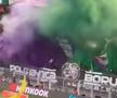 Moment INCREDIBIL pe stadionul Borussiei Dortmund » O echipă de renume din România, sărbătorită de nemți: torțe, fum și un mesaj imens