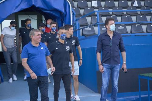 Gică Hagi, Ruben de la Barrera și Gică Popescu