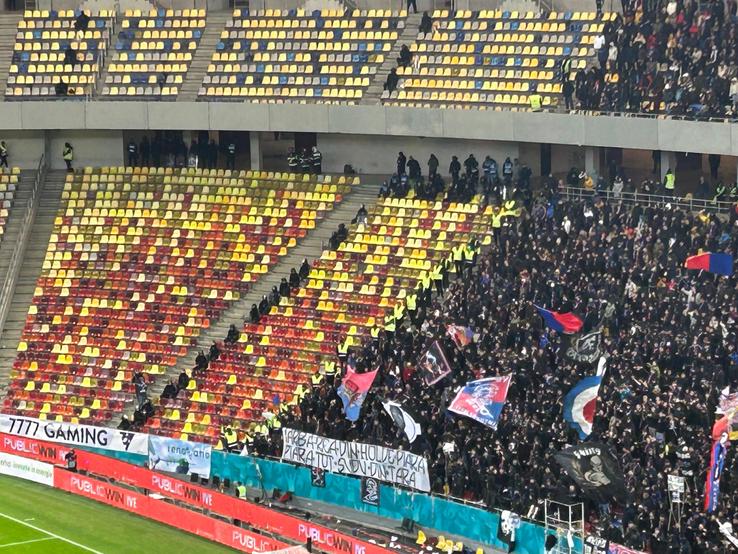 Dinamo - FCSB 1-0, coregrafiile celor două galerii - 26 noiembrie 2023