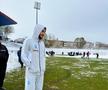 Dorinel Munteanu a pus mâna pe lopată și a dat zăpada înainte de Oțelul - Universitatea Craiova
