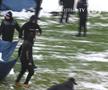 Dorinel Munteanu a pus mâna pe lopată și a dat zăpada înainte de Oțelul - Universitatea Craiova