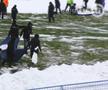 Dorinel Munteanu a pus mâna pe lopată și a dat zăpada înainte de Oțelul - Universitatea Craiova