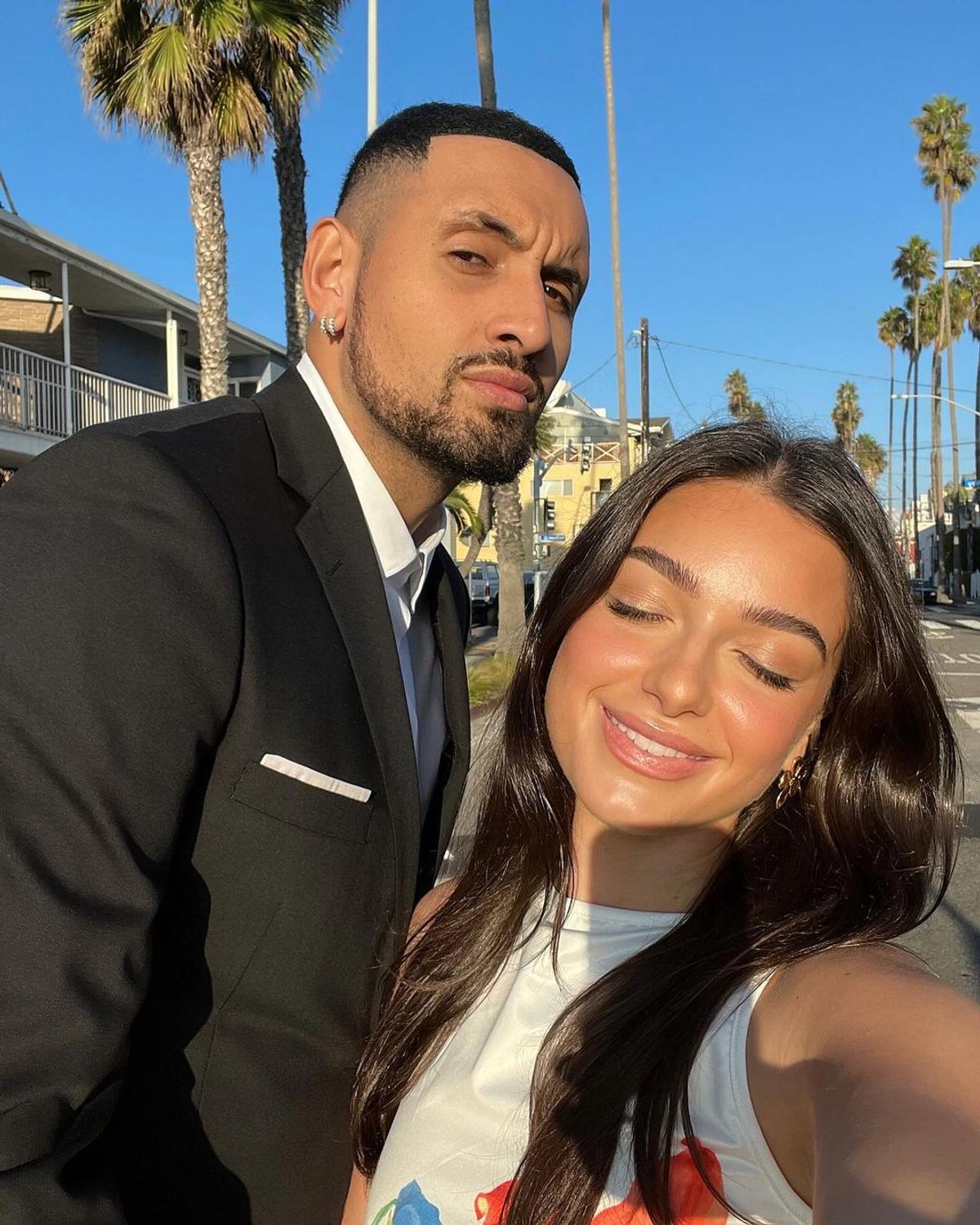 Nick Kyrgios și Costeen Hatzi. Foto: Instagram