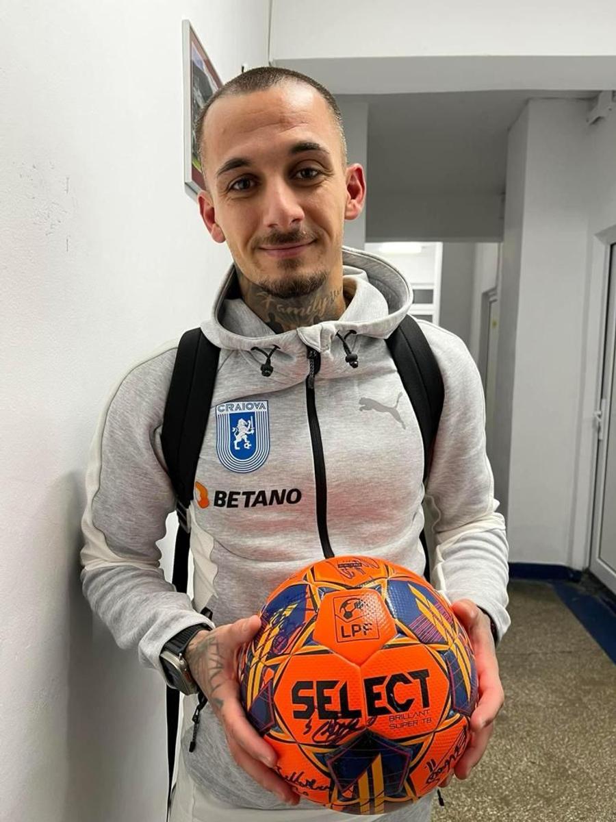 Alexandru Mitriță/ foto Aurelian Botezatu Mitriță a reușit un hattrick cu Oțelul, apoi i-a transmis un mesaj lui Edi Iordănescu