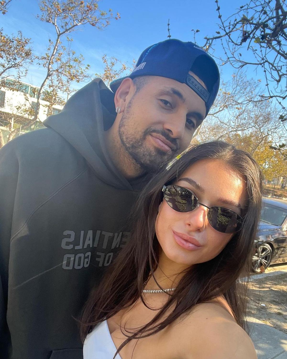 Nick Kyrgios și Costeen Hatzi. Foto: Instagram