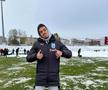 Dorinel Munteanu a pus mâna pe lopată și a dat zăpada înainte de Oțelul - Universitatea Craiova
