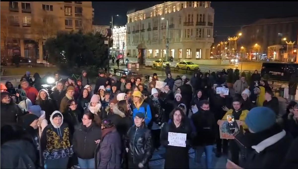 Proteste în București și în marile orașe din România împotriva lui Călin Georgescu