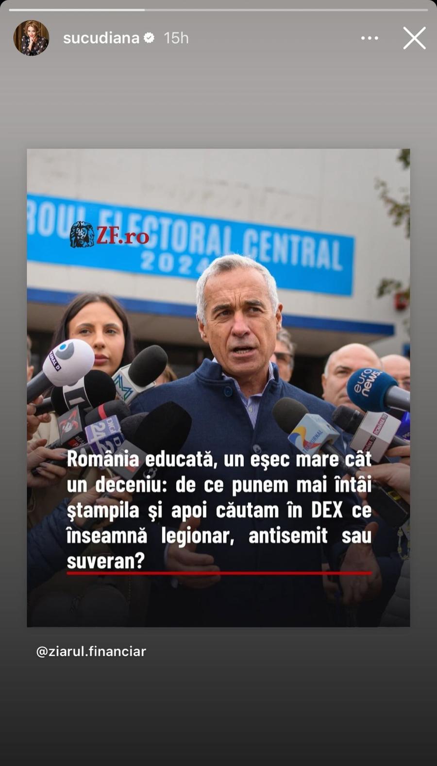 Soția lui Dan Șucu, reacție după victoria lui Călin Georgescu: „De ce punem mai întâi ștampila și abia apoi căutăm în DEX?”