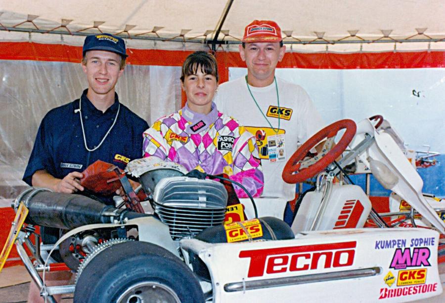 Sophie Kumpen, mama lui Max Verstappen, pe vremea când era pilot de karturi Foto: Imago Images Dezvăluire incredibilă: „Mama lui Max Verstappen era senzațională, printre primii zece piloți din lume!” » A concurat contra lui Giancarlo Fisichella