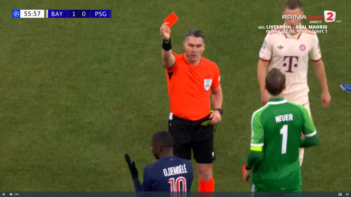 Istvan Kovacs, criticat în presa internațională pentru decizia luată în Bayern - PSG: „Prea mult”