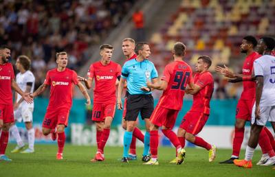 S-a aflat cine arbitrează FCSB - Olympiakos » Roș-albaștrii l-au mai avut o dată la centru și a ieșit un scandal monstru: „Cum să nu dai penalty? Sunt luați de pe stradă?”