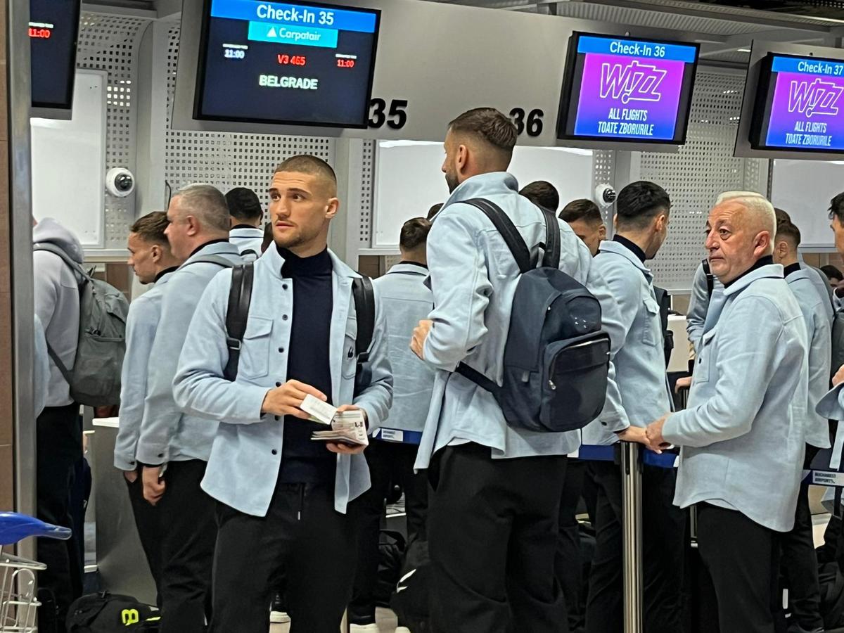 FCSB a plecat la Belgrad pentru meciul cu Steaua Roșie