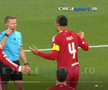 Hențul lui van Dijk din Liverpool - PSV // FOTO: captură Digi Sport