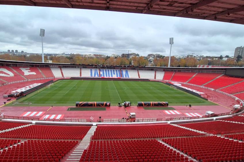 Marakana din Belgrad, pregătit pentru Steaua Roșie - FCSB/ FOTO Cristi Preda (GSP)