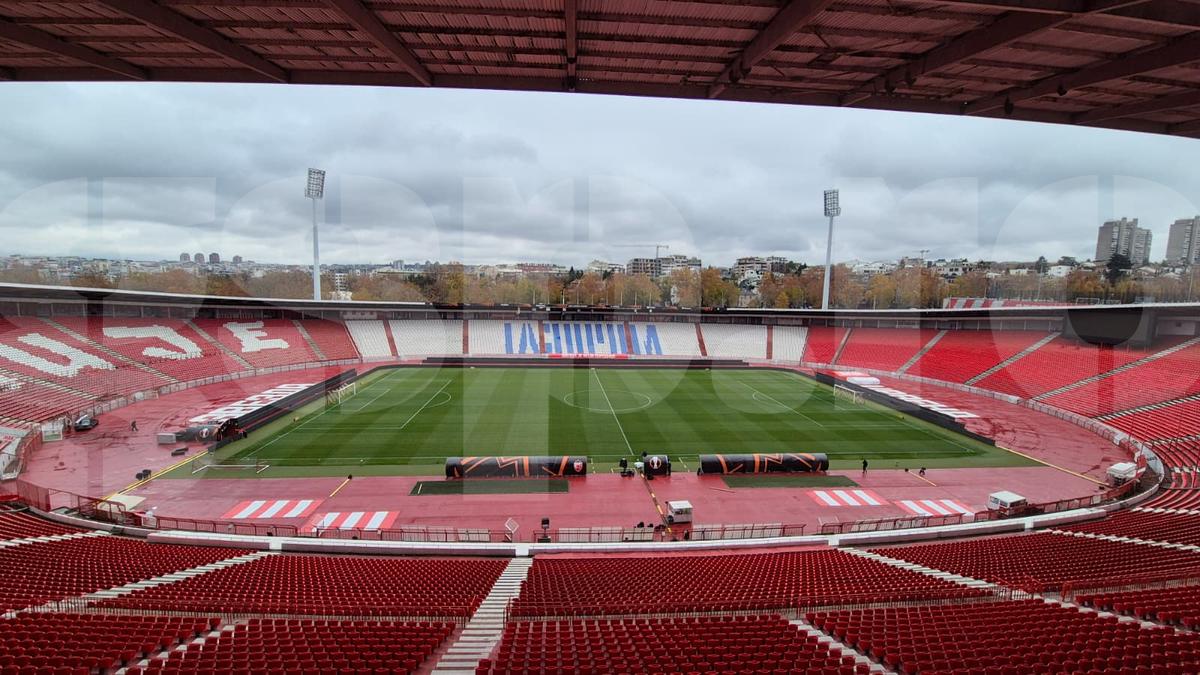 Marakana, stadionul Stelei Roșii Belgrad