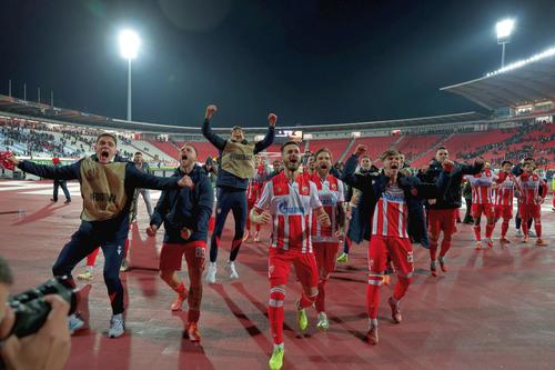 Steaua Roșie nu a pierdut niciodată cu echipele din România/ foto Imago Images