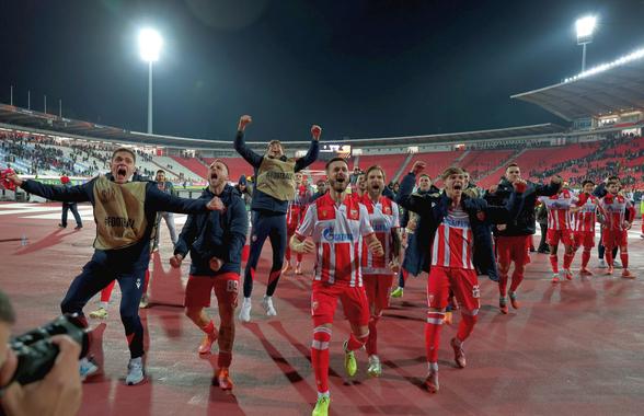 Bilanț dezastruos cu sârbii în ultimii 21 de ani » Steaua Roșie, bestie pentru echipele românești