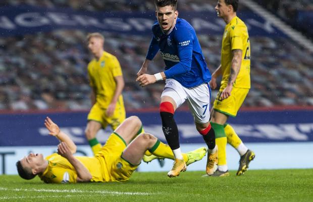 Rangers - Hibernian 1-0 » Ianis Hagi a marcat unicul gol al partidei!