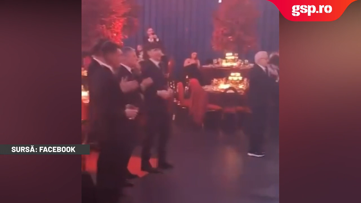 Gigi Becali s-a dezlănțuit și a făcut show total la cununia lui Ianis Hagi » A luat microfonul și a cântat în mijlocul invitaților