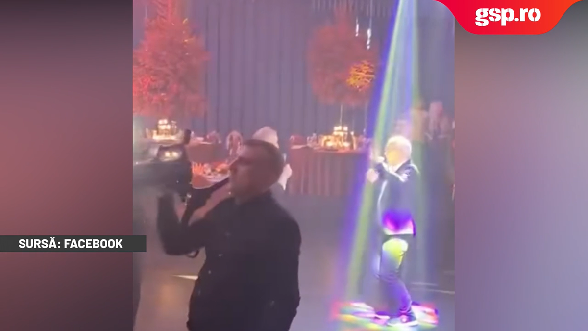 Gigi Becali, show la cununia lui Ianis Hagi