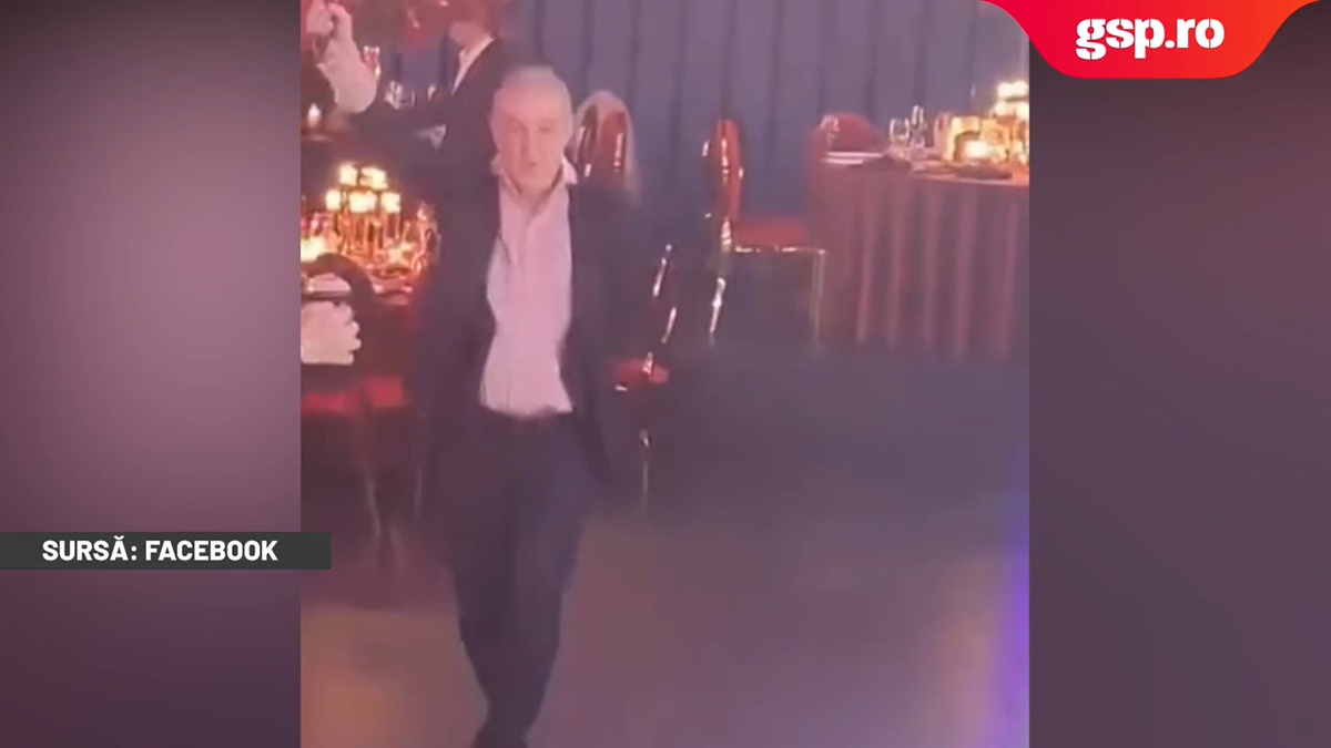 Gigi Becali, show la cununia lui Ianis Hagi