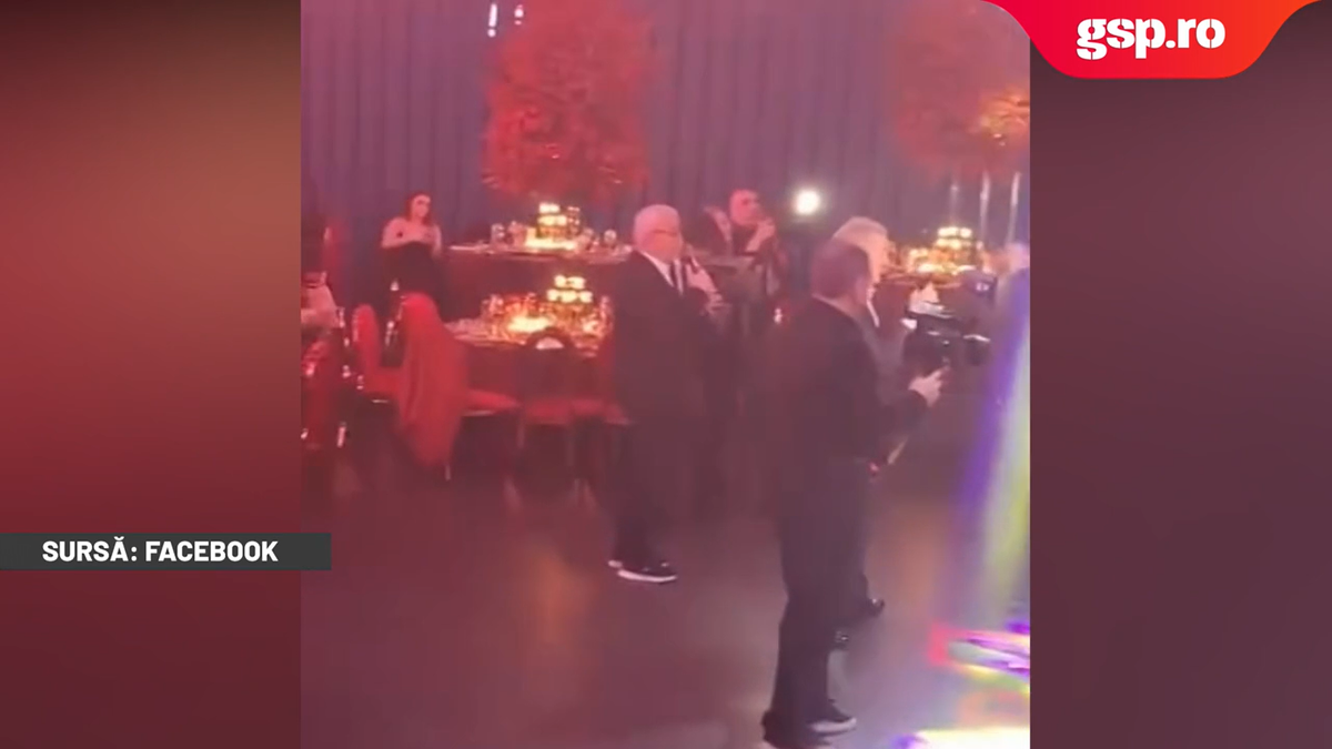 Gigi Becali s-a dezlănțuit și a făcut show total la cununia lui Ianis Hagi » A luat microfonul și a cântat în mijlocul invitaților