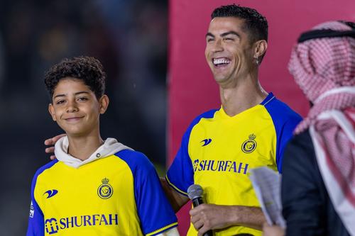 Cristiano Ronaldo și fiul său, Cristiano jr / Foto: GettyImages