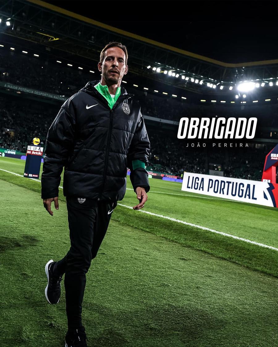 Sporting l-a demis pe Joao Pereira chiar de Crăciun „Leu pe viață” » Echipa din Liga Campionilor și-a demis antrenorul chiar de Crăciun și a numit un nou „principal”