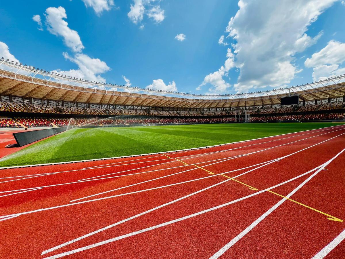 Stadionul Hoima City din Uganda. Foto: X.com