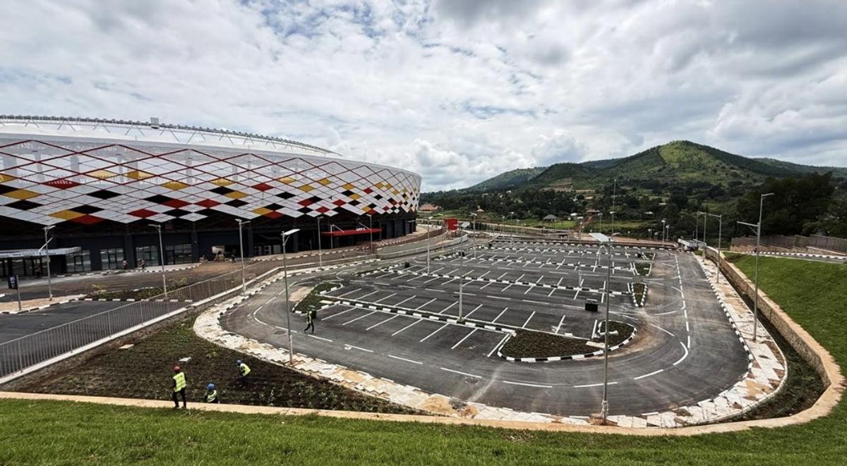 Stadionul Hoima City din Uganda. Foto: X.com