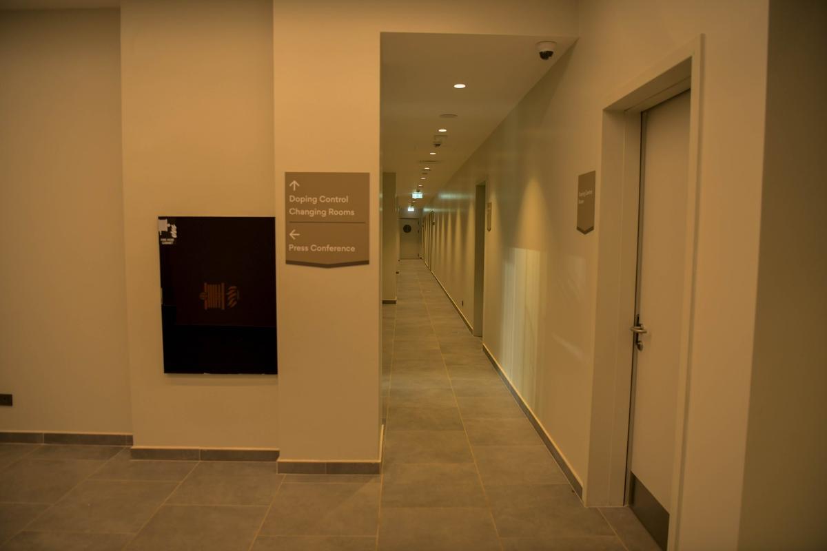 Stadionul Hoima City din Uganda. Foto: X.com