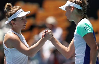 SIMONA HALEP - ELISE MERTENS 6-4, 6-4 // VIDEO Halep, prima reacție după calificarea în sferturi la Australian Open: „Câteodată o iau razna pe teren, dar am fost suficient de puternică pentru a câștiga”