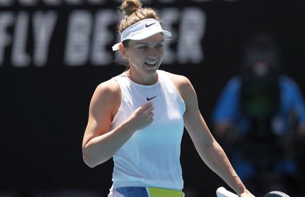 SIMONA HALEP LA AUSTRALIAN OPEN // VIDEO Simona Halep, în marș spre un nou titlu de Grand Slam! E singura de la Australian Open care a reușit asta