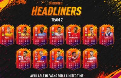 FIFA20 // EA Sports nu pierde timpul: a eliberat și a doua echipă din seria Headliner