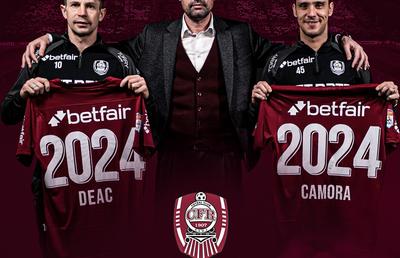 Mario Camora și Ciprian Deac și-au prelungit contractele cu CFR Cluj