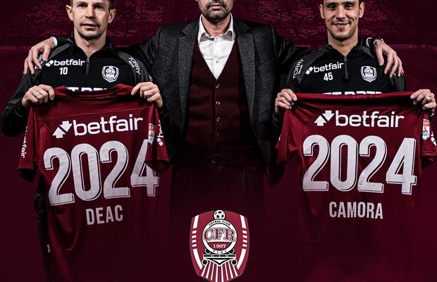 Mario Camora și Ciprian Deac și-au prelungit contractele cu CFR Cluj