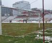 UPDATE / VIDEO. Suporterii și reprezentanții clubului Dinamo au curățat terenul de zăpadă » Cum arată gazonul